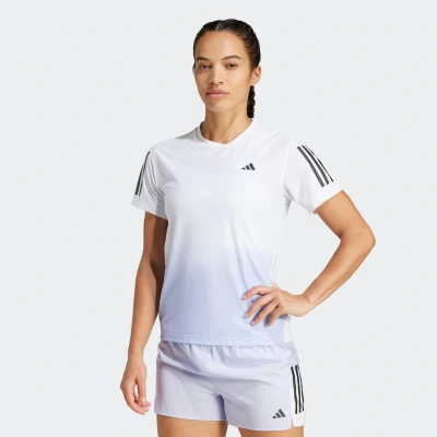 Abbildung von adidas Performance Tshirt print White violet tone, Damen, Größe: XS, tone