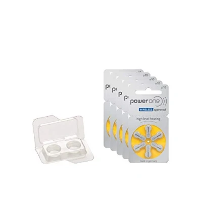 Abbildung von wns emg world Big Box Pack Powerone Typ 10 Hörgerätebatterie Zinc Air PR70 ZL4, 30 Stück