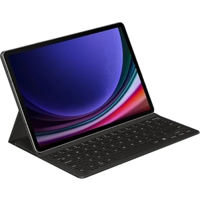 Abbildung von SAMSUNG Book Cover Keyboard Schutzhülle mit Tastatur Hintergrundbeleuchtung für Galaxy Tab S9 FE, Schwarz