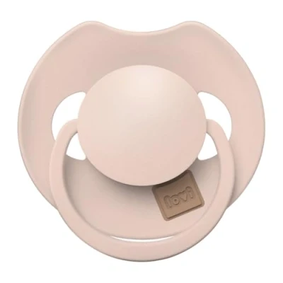 Abbildung von Beruhigender Sauger Silikon dynamisch LOVI Prime 0 6m 1 Stück Sterilisationskapsel, Saugreflex, antiallergisch, BPA frei (Nude, 6)
