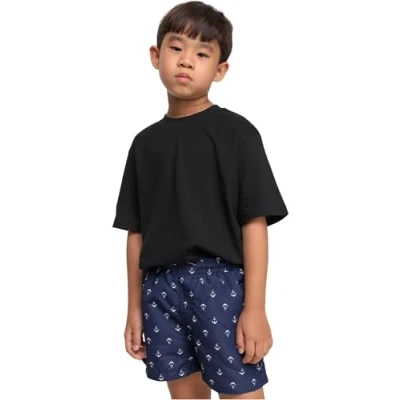 Abbildung von Urban Classics Kinder Badeshorts für Kinder, Größe: 122/128, Anchor navy