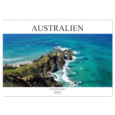 Abbildung von Australien (Wandkalender 2025 DIN A3 quer), CALVENDO Monatskalender