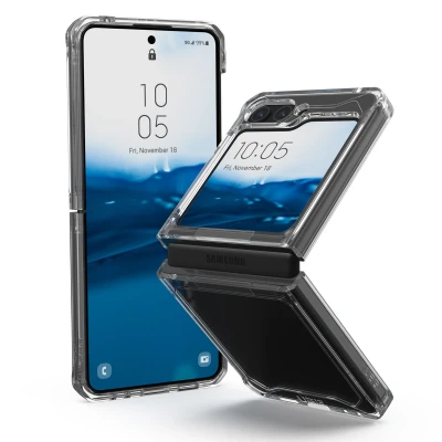 Abbildung von Samsung Galaxy Z Flip 5 Hülle Kunststoff UAG Hard Case/Backcover Handyhülle Transparent Shockproof/Stoßfest