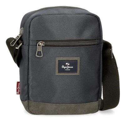 Abbildung von Pepe Jeans Harry Hohe Sneaker für Herren, grau, Bandolera Mediana, Mittlere Umhängetasche