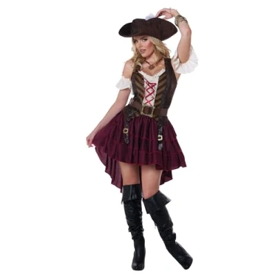 Abbildung von California Costumes Damen Sexy Swashbuckler Kostüm für Erwachsene, Braun, Medium