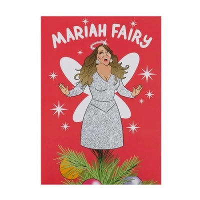 Abbildung von UK Greetings Weihnachtskarte für ihn/sie/Freund Mariah Feen Design