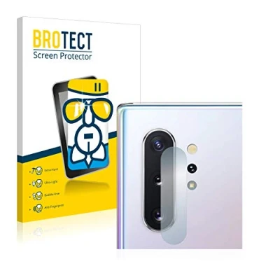 Abbildung von BROTECT Schutzglas für Samsung Galaxy Note 10 Plus (NUR Kameraschutz) Schutzfolie Panzer Folie Glas [Extrem Kratzfest 9H, Anti Fingerprint,