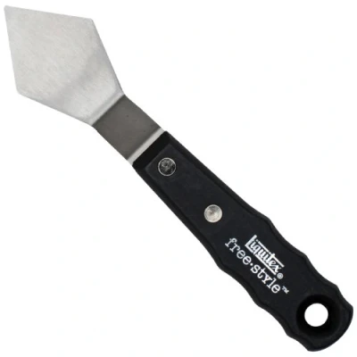 Abbildung von Liquitex 109905 Professional Malmesser mit einer gebürsteten rostfreien Metallklinge für Acrylfarben oder Ölfarben XXL Nr.05
