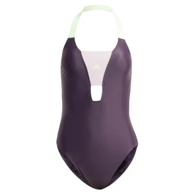 Abbildung von adidas Sportswear Colorblock Badeanzug, Damen, Größe: 32, Aurora black preloved fig