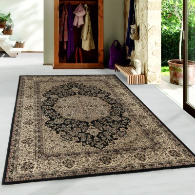 Abbildung von Teppich, KASHMIR 2608, BLACK, 300 x 400 cm