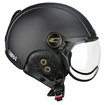 Abbildung von CGM Unisex Erwachsene EBI skihelm, Mattschwarz, L (59cm)