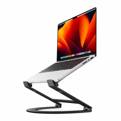 Abbildung von Twelve South Curve Flex Ständer MacBook schwarz TS 2201