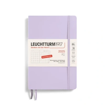 Abbildung von LEUCHTTURM1917 370608 Monatsplaner &amp; Notizbuch Paperback (B6+) 2025, 16 Monate, Softcover, Lilac, Deutsch