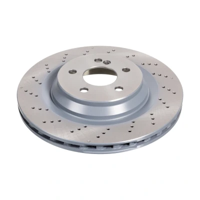 Abbildung von SWAG Bremsscheibe MERCEDES BENZ: SL Cabrio Hinterachse 26mm 5 loch 112mm gelocht/innenbel. beschichtet hochgekohlt 10 94 3876 2304230912,2304231612