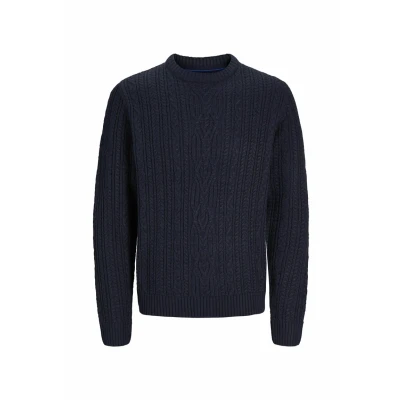 Abbildung von Jack &amp; Jones Premium Strickpullover, Herren, Größe: Small, Night sky