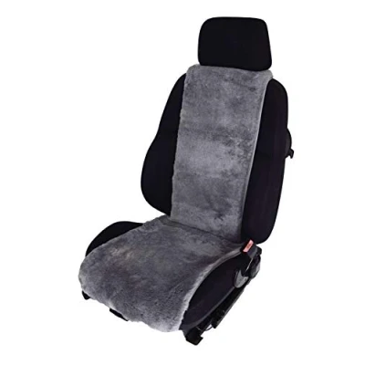 Abbildung von Leibersperger Autositzbezug Autositzauflage Autofell Premium aus Lammfell Sport/Höcker/Premium mit Gummischlinge (Taubenblau)