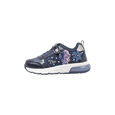 Abbildung von Geox Disney Frozen ELSA Spaceclub GIRL Sneaker low für Kinder, Größe: 35, Navy/platinum Schuhe
