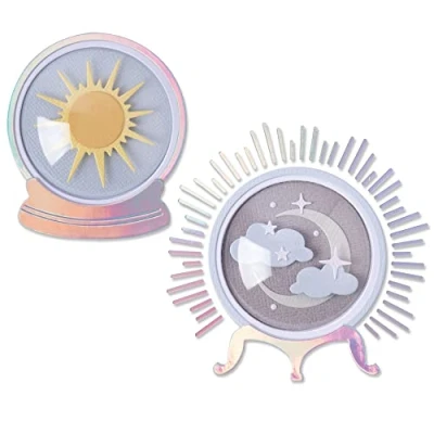 Abbildung von Sizzix Thinlits Stanzschablonen Set 10 Stück, Kristallkugel von Olivia Rose, 665316