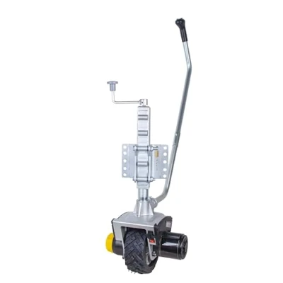 Abbildung von solidpro Elektrische Rangierhilfe Stützrad für Wohnwagen Anhänger Pferdeanhänger Autoanhänger Trailer usw. 12V volle 550 Watt Power