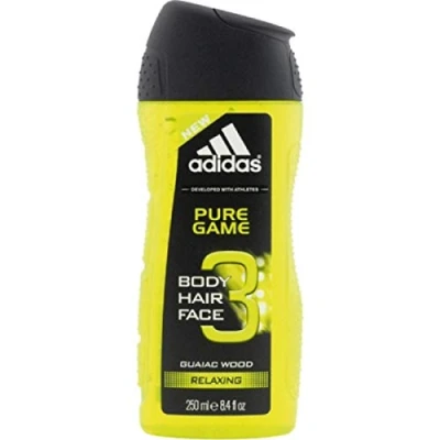 Abbildung von Adidas Duschgel Men &quot;PURE GAME&quot; 3in1 Körper/Haar/Gesicht 250ml