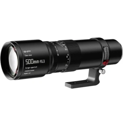 Abbildung von TTArtisan 500 mm F6.3 Teleobjektiv mit Metallgehäuse, kompatibel Canon RF Mount (Vollformat), Schwarz