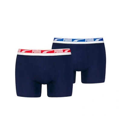 Abbildung von PUMA Everyday Multi Logo Boxer 2 Units L, Navy Combo, L