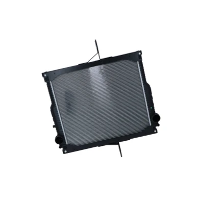 Abbildung von NRF 53343 Kühler, Motorkühlung Aluminium 620 568 48 mit Rahmen Kühlrippen gelötet