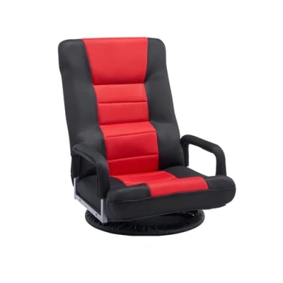 Abbildung von VEVOR Bodenstuhl Bodensessel Bodensofa mit Armlehne 360 Drehbar Grau Gaming