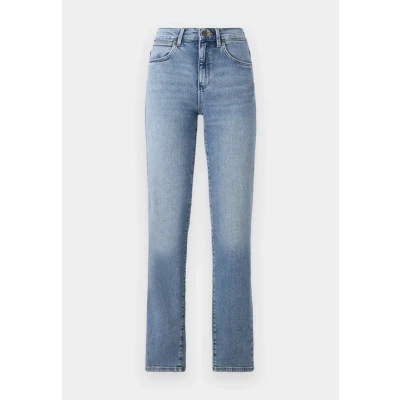Abbildung von Wrangler Damen Straight Jeans, Stelth, 32W / 32L EU