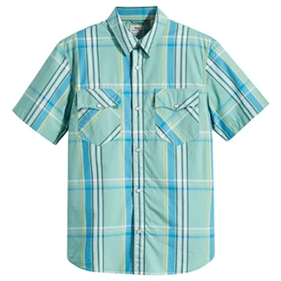 Abbildung von Levi&#039;s SS Western NEW Hemd, Herren, Größe: XS, Waab plaid mustard