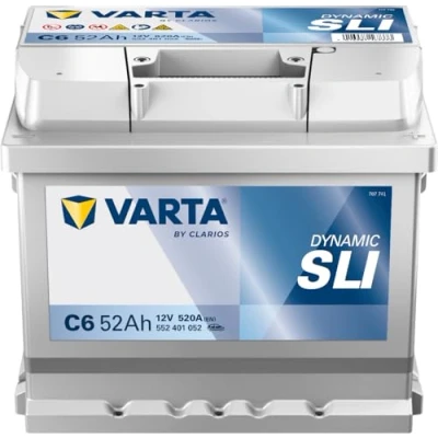 Abbildung von VARTA C6 Silver Dynamic 5524010523162 Autobatterie 12V 52Ah 520A