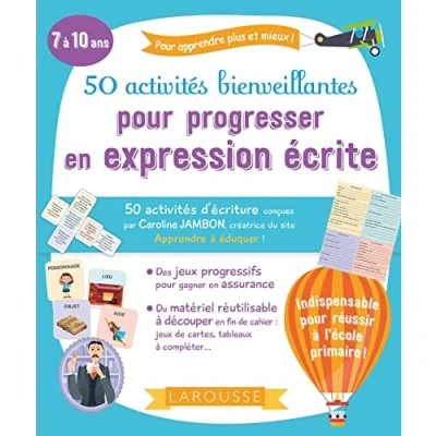Abbildung von 50 activités bienveillantes pour progresser en expression écrite