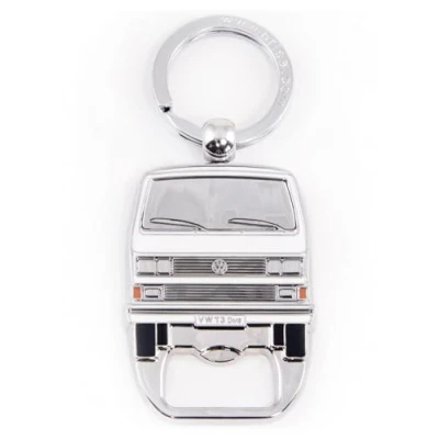 Abbildung von VW Collection by Brisa Volkswagen T3 Bulli BUS MIT FLASCHENÖFFNER Schlüsselanhänger, Größe: One Size, Weiß