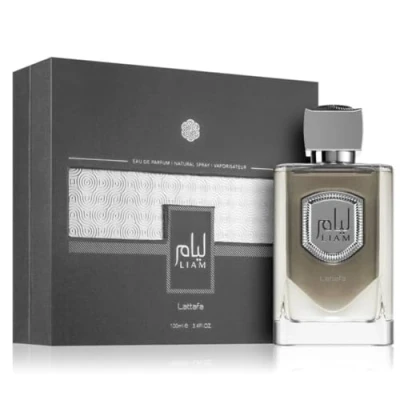 Abbildung von Lattafa Perfumes Liam Grey Eau de Parfum, Spray, 100 ml, erfrischende und aromatische Düfte für Männer Frauen.