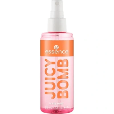 Abbildung von essence JUICY BOMB PARTY body mist, Eau de Toilette, Nr. 02, Transparent, Expressergebnis, natürlich, vegan, ohne Mikroplastikpartikel, Konservierungsstoffe, glutenfrei, 1er Pack (100ml)