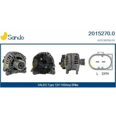 Abbildung von CASCO CAL15270AS Lichtmaschine 12V 140A AUDI: A4 B6 Avant, A6 C5 Limousine, VOLKSWAGEN: Passat B5 GP Variant, Limousine