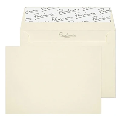 Abbildung von Blake Premium Business 71880 Briefumschläge Haftklebung Auster Wove C6 114 x 162 mm 120g/m² 500 Stück