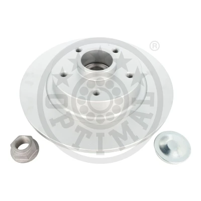 Abbildung von OPTIMAL 702976BS7 Bremsscheibe 274, 274 11 5/5 voll beschichtet mit integriertem Radlager, ABS Sensor RENAULT: SCENIC 3