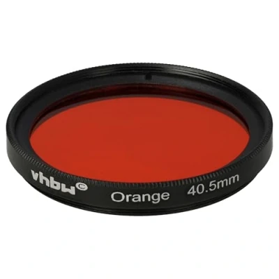 Abbildung von vhbw Universal Farbfilter orange für Kamera Objektive mit 40,5mm Filtergewinde Orangefilter