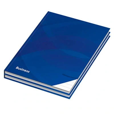 Abbildung von RNKVERLAG 46486 Notizbuch „Business blau“ in DIN A5 liniert, mit 96 Blatt 70 g/m², 1 Stück