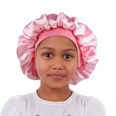 Abbildung von Alnorm SchlafmÜTze FÜR Kinder Satin Haar Schal Mädchen Nacht Kopf Wraps