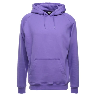 Abbildung von Urban Classics Blank Hoody Kapuzenpullover, Herren, Größe: XL, Ultraviolet