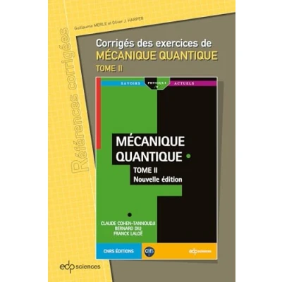 Abbildung von Corrigés des exercices de mécanique quantique Tome II: 2