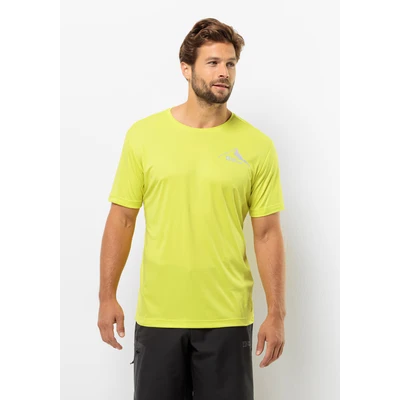 Abbildung von Jack Wolfskin PEAK Graphic Sport Tshirt, Herren, Größe: Small, Firefly