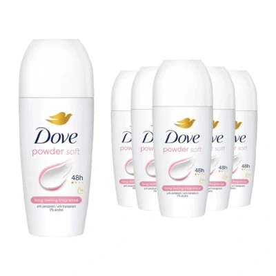 Abbildung von 6x Dove Deodorant Roll on Pulver 50ml