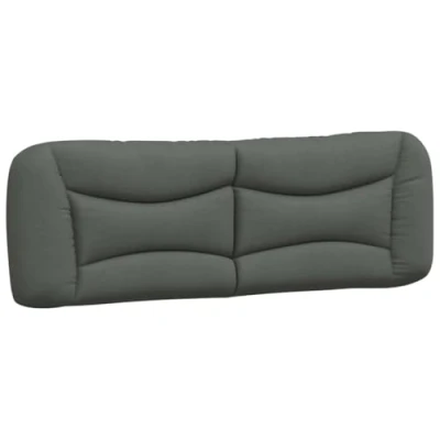 Abbildung von vidaXL Kopfteil Kissen Dunkelgrau 160 cm Stoff
