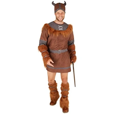 Abbildung von dressforfun Wikinger Kostüm Herrenkostüm Wikinger, Sehr cooles Gewand mit Kunstfell