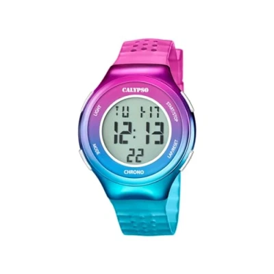 Abbildung von CALYPSO WATCHES Chronograph Color Splash, K5841/1, Armbanduhr, Quarzuhr, Damenuhr, Herrenuhr, digital, Stoppfunktion