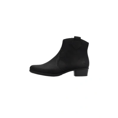 Abbildung von Rieker Westernstiefelette, Stiefelette, Cowboyboots, Blockabsatz, mit Innenreißverschluss