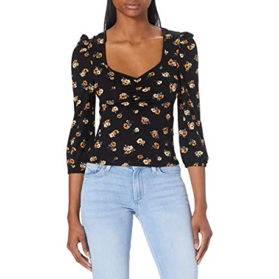 Abbildung von ONLY Onlmeya Langarmshirt, Damen, Größe: XL, Black